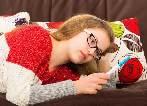 Ich hätte Schutz gebrauchen sollen! — Stockfoto