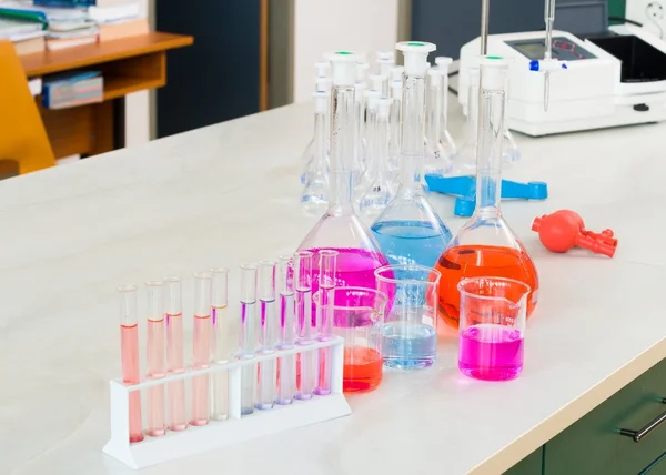 Colourful Scientific Experiment — Stock Photo, Image