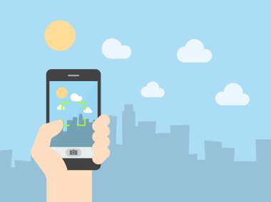 Smartphone, eps 10 vektör çizim