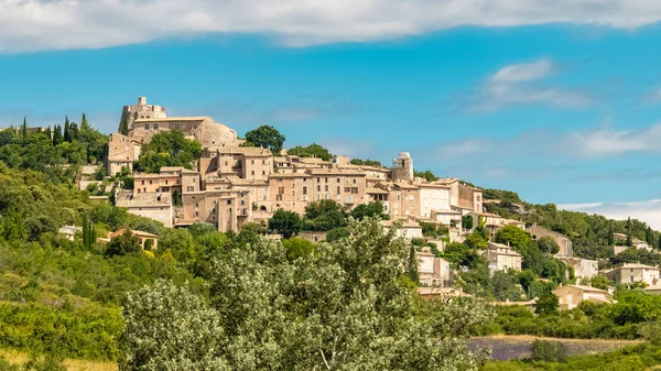 Simiane Rotonde Provence Ban Gyönyörű Falu Hegyen — Stock Fotó