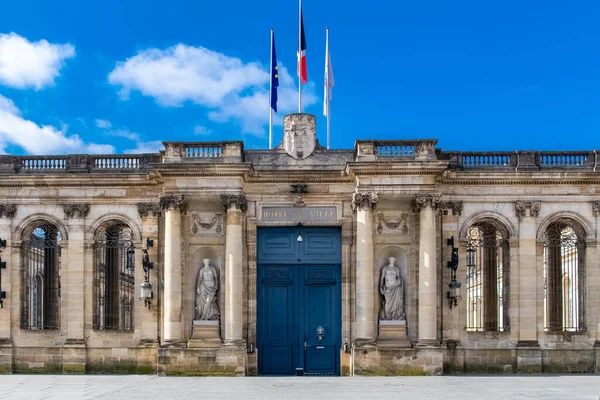 Bordeaux France City Hall Center Beautiful Monument — Stock Photo, Image