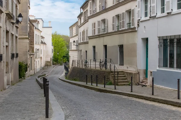 Paris Montmartre Typical Street Charming Place — Stock Photo, Image