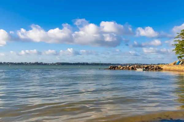 Brittany Ile Aux Moines Insula Din Golful Morbihan Iarna — Fotografie, imagine de stoc