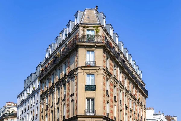 Paris Belo Edifício Boulevard Beaumarchais Distrito 11E — Fotografia de Stock