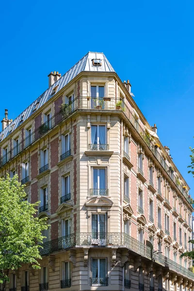 Paris Belos Edifícios 16Th Arrondissement Boulevard Beausejour Bairro Luxo — Fotografia de Stock