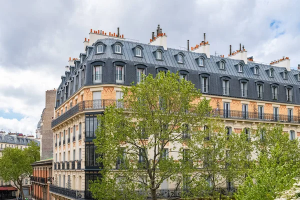 Paris Beautiful Buildings View Coulee Verte Rene Dumont 12Th District — Stock Photo, Image