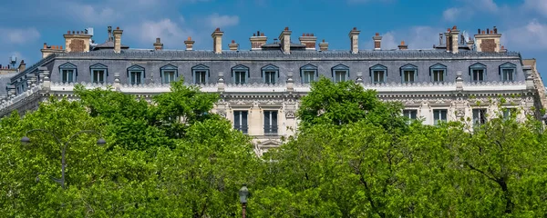 Париж Чудові Фасади Гаусмана Дахи Розкішному Районі Столиці — стокове фото