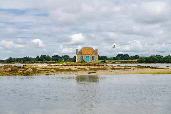 Nichtarguer House Saint Cado Brittany Etel River — Foto de Stock