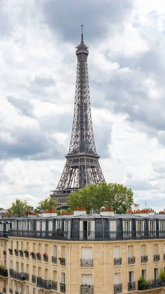 París Torre Eiffel Hermoso Monumento Edificio Típico — Foto de Stock