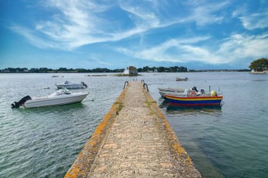 The Nichtarguer house of Saint-Cado in Brittany, on the Etel river