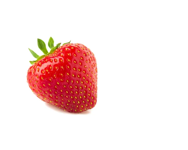 Erdbeere auf weißem Hintergrund — Stockfoto