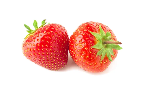 Strawberry pada latar belakang putih — Stok Foto