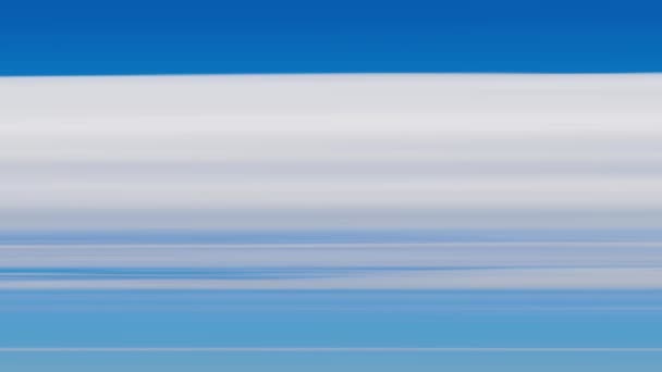 Snel bewegend abstract op een blauwe lucht — Stockvideo