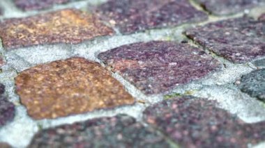 Venedik tarzında antik İtalyan tuğla caddesi