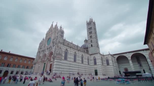 Katedralen Santa Maria Assunta i Siena — Stockvideo