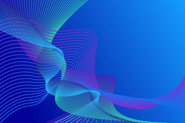 Mürekkep arkaplanı üzerinde döndürülmüş çizgilerle soyut kompozisyon.