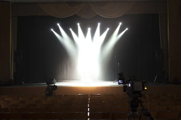 Light from the scene during the concert. — Stock Photo, Image