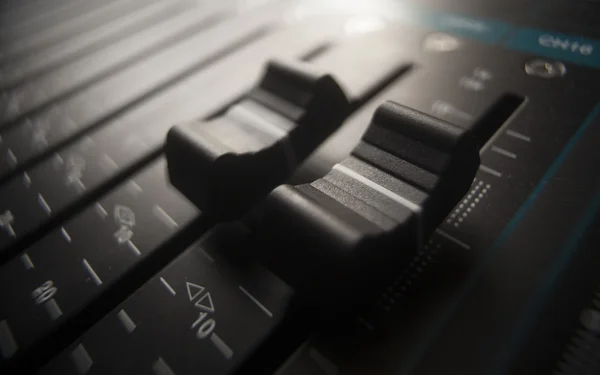 Button on the control panel — Stock Photo, Image