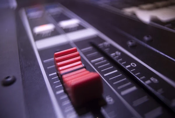 Botón en el panel de control — Foto de Stock