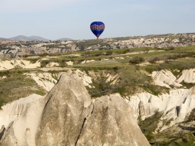 Dünya Miras, Cappadocia, Goereme, Türkiye. Balonlar üzerinden Göreme, Cappadocia