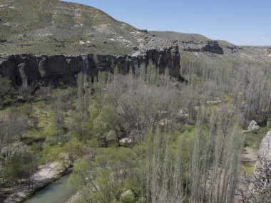 Türkiye'de Kapadokya güzel kaya oluşumu