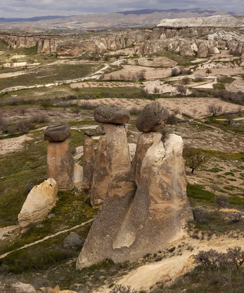 Gyönyörű rock formáció: cappadocia, Törökország — Stock Fotó