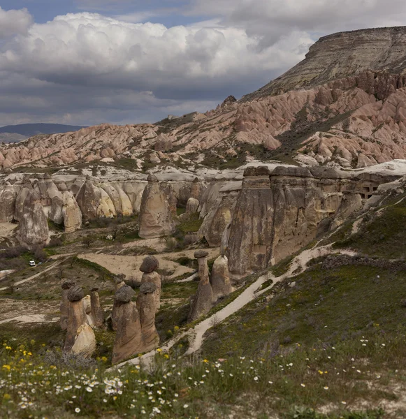 Красивые скалы в Каппадокии в индейке — стоковое фото