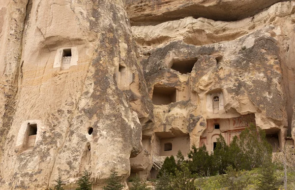 Prachtige rotsformatie in Cappadocië in Turkije — Stockfoto