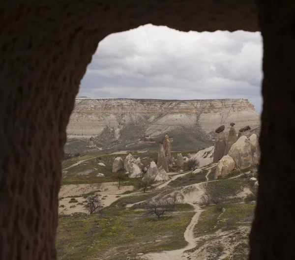 Belle formation rocheuse en cappadoce en dinde — Photo