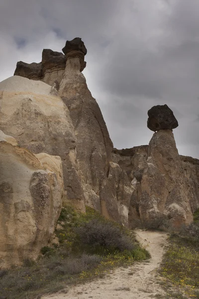 Gyönyörű rock formáció: cappadocia, Törökország — Stock Fotó