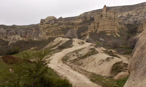 Belle formation rocheuse en cappadoce en dinde — Photo