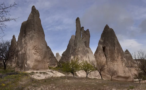 Hermosa formación rocosa en capadocia en pavo —  Fotos de Stock