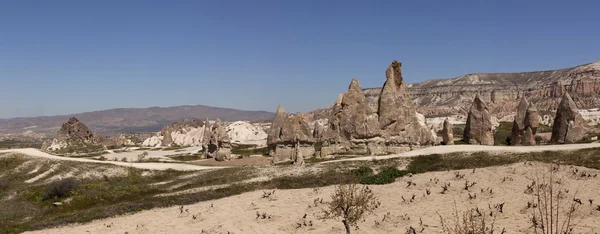 Prachtige rotsformatie in Cappadocië in Turkije — Stockfoto