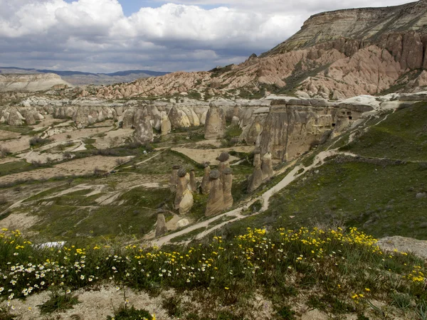 Hermosa formación rocosa en capadocia en pavo —  Fotos de Stock