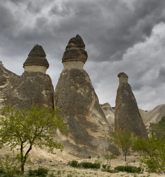 Beautiful rock formation at cappadocia in turkey — Stock Photo, Image