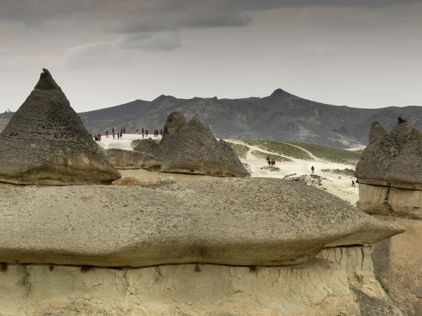 Bela formação rochosa na capadócia em peru — Fotografia de Stock