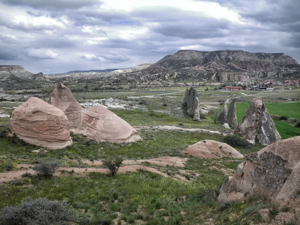 Prachtige rotsformatie in Cappadocië in Turkije — Stockfoto
