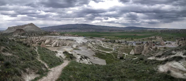 Türkiye'de Kapadokya güzel kaya oluşumu