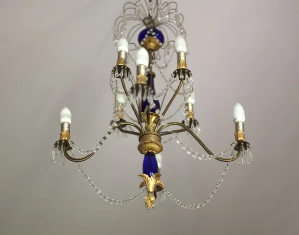 Lustre vintage en cristal — Photo