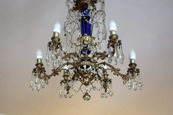 Lustre vintage en cristal — Photo