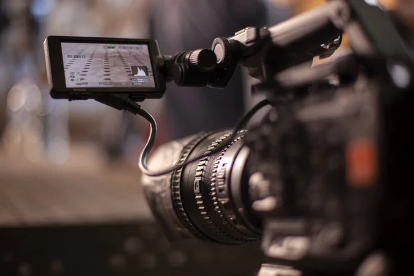 Caméra Télévision Dans Studio Programme Culinaire — Photo