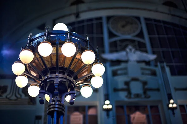 Intérieur Ancienne Gare Gare Vitebsk Dans Ville Saint Pétersbourg Russie — Photo