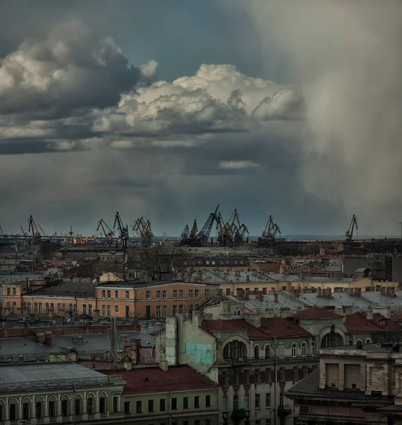 Hermosa Vista Ciudad San Petersburgo Rusia —  Fotos de Stock