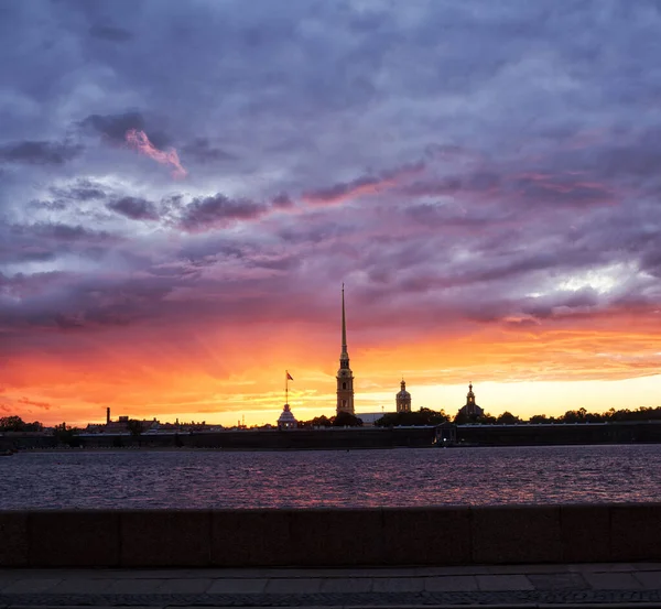Belle Vue Sur Ville Saint Pétersbourg Russie — Photo