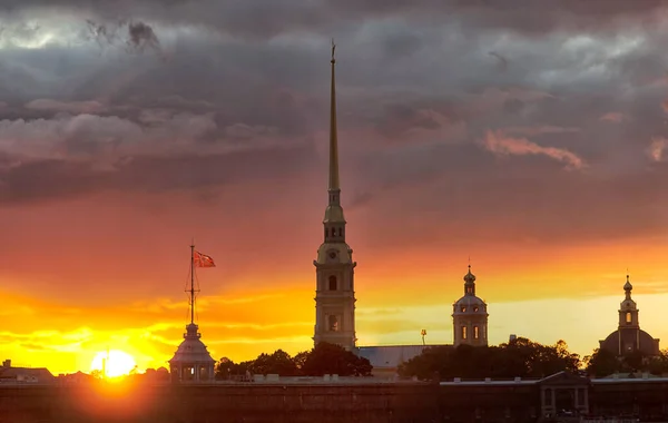 Gyönyörű Kilátás Nyílik Szentpétervárra Oroszország — Stock Fotó