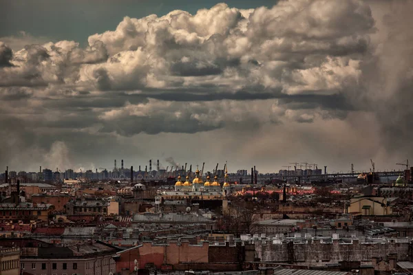 Schöne Aussicht Auf Die Stadt Petersburg Russland — Stockfoto