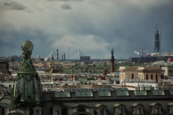 Красивий Вигляд Міста Санкт Петербург Росія — стокове фото
