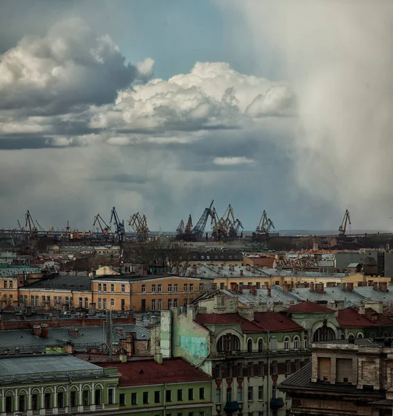 Schöne Aussicht Auf Die Stadt Petersburg Russland — Stockfoto