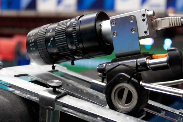 Camera Broadcasting Volleyball Match — Stock Photo, Image