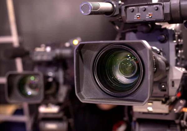 Professional Digital Video Camera Studio — Stock Photo, Image